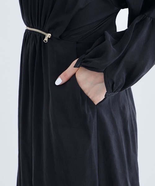 PHOTOCOPIEU(フォトコピュー)の「【PHOTOCOPIEU/フォトコピュー】OPEN BACK DRESS/オープンバックドレス(ドレス・レディース・ブラック・38)」の7枚目の写真