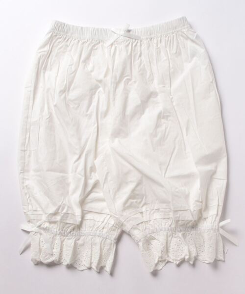 axes femme kawaii（アクシーズファムカワイイ）の「コットンドロワーズ（その他アンダーウェア/インナー・レディース・ホワイト/キナリ/ブラック・MEDIUM）」の5枚目の写真