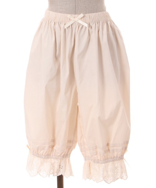 axes femme kawaii（アクシーズファムカワイイ）の「コットンドロワーズ（その他アンダーウェア/インナー・レディース・ホワイト/キナリ/ブラック・MEDIUM）」の22枚目の写真