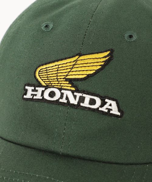 JOURNAL STANDARD relume（ジャーナルスタンダード　レリューム）の「【Honda / ホンダ】別注  ワッペンキャップ "WING"（キャップ・メンズ・グリーン/アイボリー・FREE）」の6枚目の写真