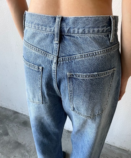 AIC.（エーアイシー）の「ビンテージウォッシュワイドフィットデニムパンツ（デニムパンツ・レディース・ブルー/ダークブルー・SMALL/MEDIUM）」の14枚目の写真