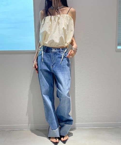 AIC.（エーアイシー）の「ビンテージウォッシュワイドフィットデニムパンツ（デニムパンツ・レディース・ブルー/ダークブルー・SMALL/MEDIUM）」の17枚目の写真