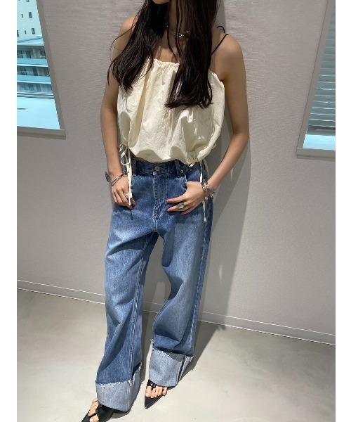 AIC.（エーアイシー）の「ビンテージウォッシュワイドフィットデニムパンツ（デニムパンツ・レディース・ブルー/ダークブルー・SMALL/MEDIUM）」の18枚目の写真