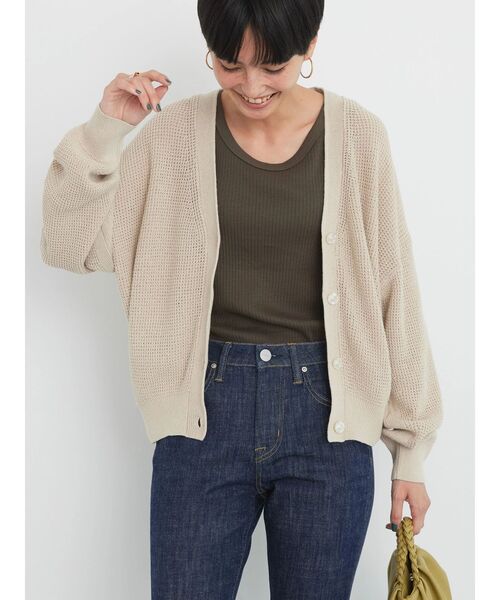 AMERICAN HOLIC（アメリカンホリック）の「抗菌防臭針抜きリブタンクトップ（インナーウェア/肌着・レディース・カーキ/アイボリー/ブラック・L/M）」の11枚目の写真