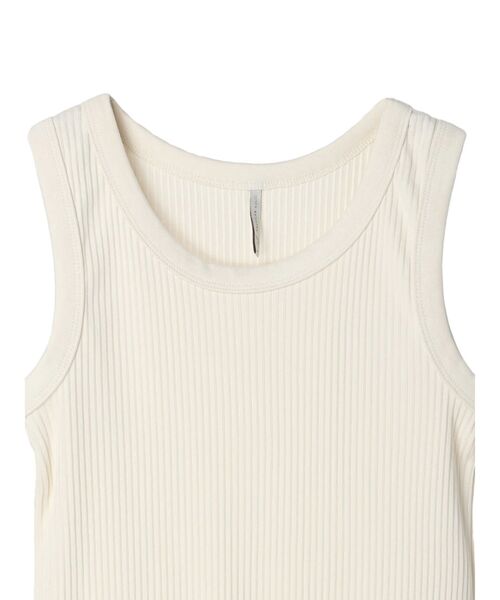 AMERICAN HOLIC（アメリカンホリック）の「抗菌防臭針抜きリブタンクトップ（インナーウェア/肌着・レディース・カーキ/アイボリー/ブラック・L/M）」の21枚目の写真