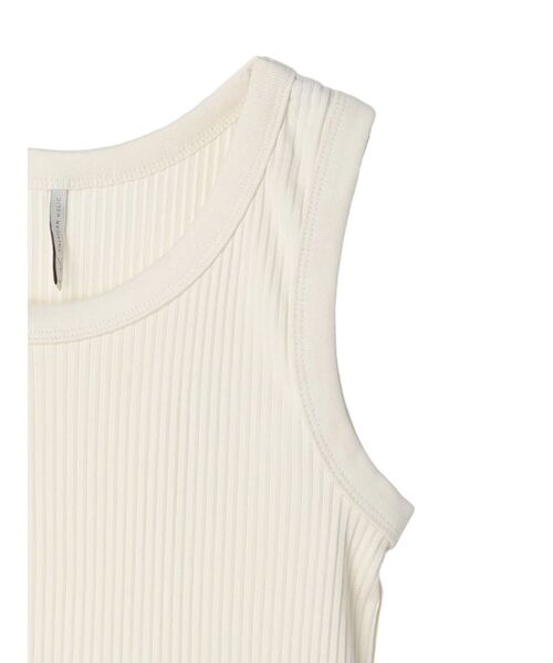 AMERICAN HOLIC（アメリカンホリック）の「抗菌防臭針抜きリブタンクトップ（インナーウェア/肌着・レディース・カーキ/アイボリー/ブラック・L/M）」の22枚目の写真