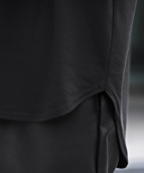 LUXSTYLE（ラグスタイル）の「シルケットライクノースリーブ（Tシャツ/カットソー・メンズ・ホワイト/ブラック/グリーン・L/M/XL）」の14枚目の写真