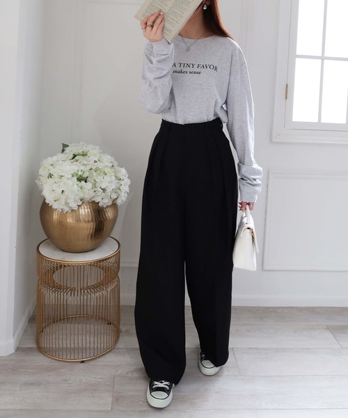 WEGO(ウィゴー)の「WEGO/ハンドルミニチェーンショルダー(ショルダーバッグ・レディース・ブラック/ブラック系その他/ホワイト・FREE)」の8枚目の写真