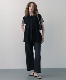 saloon | SALOON(サルーン)/ワイドデニム(デニムパンツ)