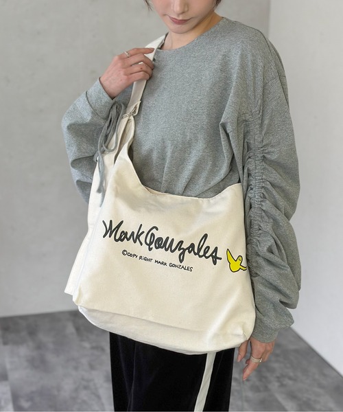 [MARK GONZALES]★25SS★韓国人気★CANVAS 2WAY CROSS BAG キャンバス ショルダーバッグ | マークゴンザレス(Mark Gonzales