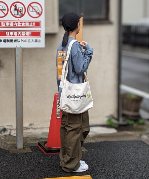 Mark Gonzales(マーク・ゴンザレス)の「MARK GONZALES ART WORK/マークゴンザレス 【Web限定】キャンバスプリントショルダーバッグ(ショルダーバッグ・メンズ・ブラック系2/ブラック系1/ホワイト系2/ホワイト系1・FREE)」の22枚目の写真