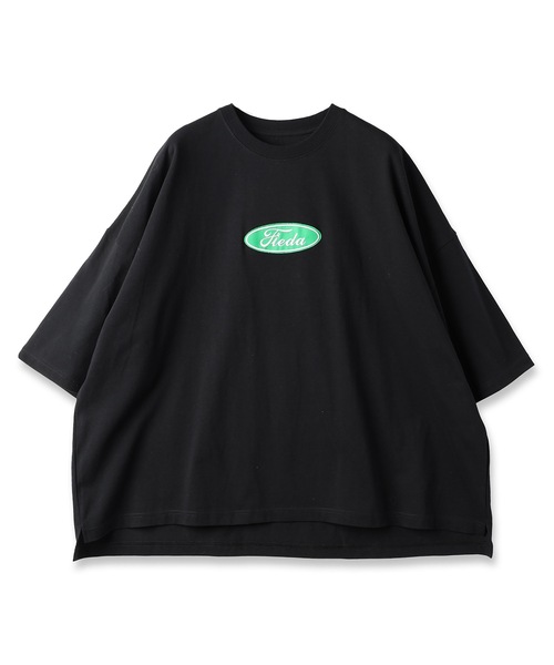 JIEDA(ジエダ)の「CAR FONT TEE(Tシャツ/カットソー・メンズ・ホワイト×ブルー/ブラック×ブルー/ブラック系/ホワイト系/ホワイト×グリーン/ブラック×グリーン・ONE SIZE)」の6枚目の写真