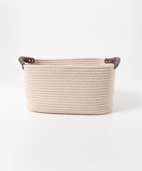 URBAN RESEARCH DOORS（アーバンリサーチドアーズ）の「DOORS LIVING PRODUCTS　コットンロープハンドルバスケットM（インテリア雑貨・レディース・ベージュ系その他/グレー系その他・MEDIUM）」の16枚目の写真