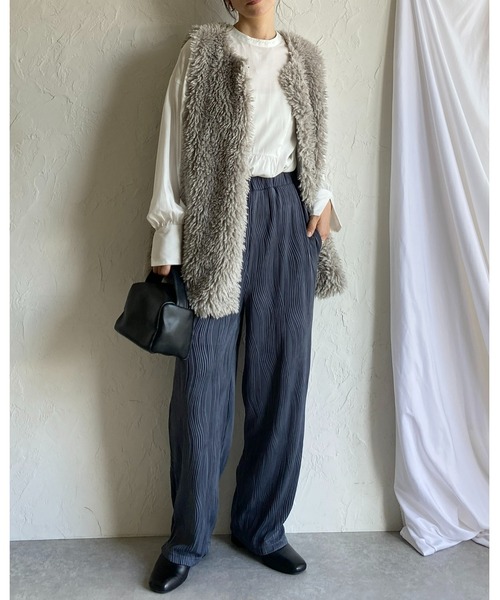 上品☆【Ralph Lauren 】プリーツストレートパンツ♪ 上品☆【Ralph Lauren 】プリーツストレートパンツ♪