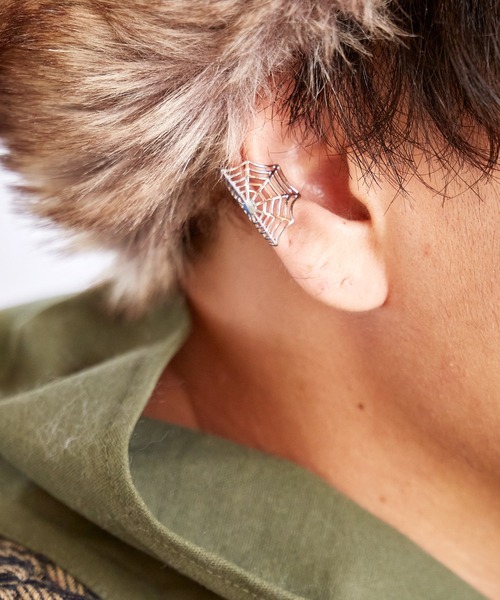 チャイハネ（チャイハネ）の「【チャイハネ】アミメイヤーカフ（イヤーカフ・レディース・ゴールド/シルバー・FREE）」の4枚目の写真