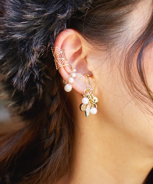 チャイハネ（チャイハネ）の「【チャイハネ】アミメイヤーカフ（イヤーカフ・レディース・ゴールド/シルバー・FREE）」の9枚目の写真