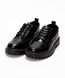 SVEC | 厚底 チャンキーソール Uチップ レースアップ スニーカー(スニーカー)