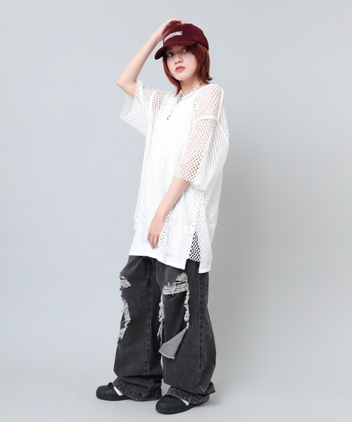 RNA（アールエヌエー）の「R4129 スーパールーズダメージパンツ