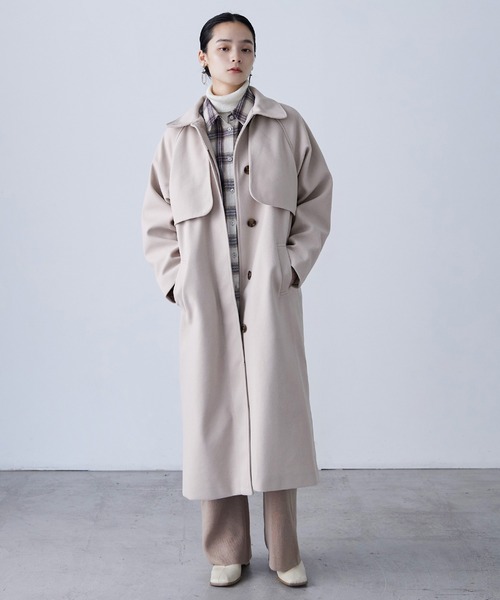 ヨークステンカラーコート（ステンカラーコート）｜Fashion