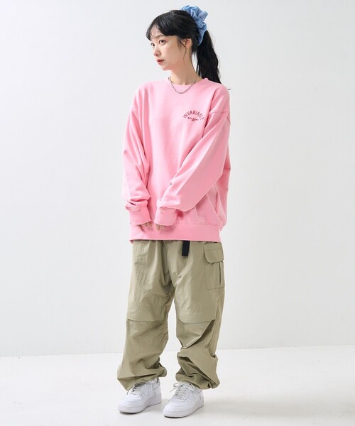 H.R. MARKET ピンク スウェット FREAK'S STORE（フリークスストア）の「ハート 刺繍 スウェット