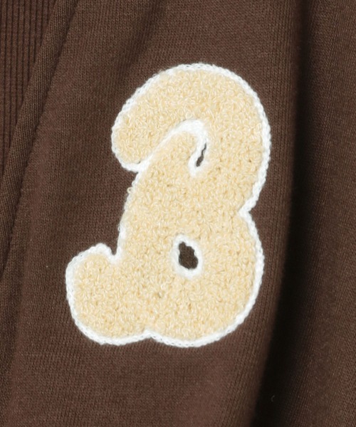 Heather（ヘザー）の「ハーフZIPロゴ裏毛スウェット　973246（スウェット・レディース・ホワイト/ブラウン/グレー・FREE）」の8枚目の写真