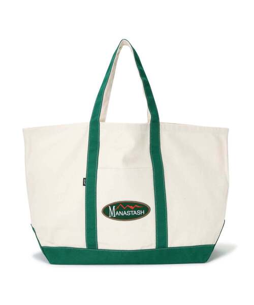 MANASTASH（マナスタッシュ）の「MANASTASH/マナスタッシュ/MANA HEMP TOTE LARGE（トートバッグ・メンズ・グリーン/レッド/ネイビー・F）」の12枚目の写真