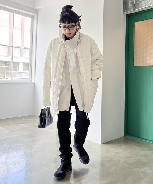 YDOT（ワイドット）の「【Y(dot) BY NORDISK】オーバーフィールドジャケット（マウンテンパーカー・レディース・ブラック/アイボリー・FREE）」の22枚目の写真