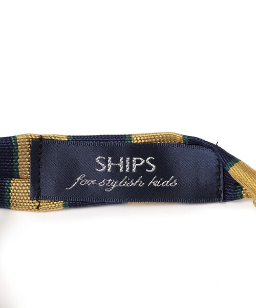 SHIPS(シップス)の「SHIPS KIDS:ストライプ柄 ネクタイ(ネクタイ・キッズ・グリーン/イエロー系その他・ONE SIZE)」の5枚目の写真