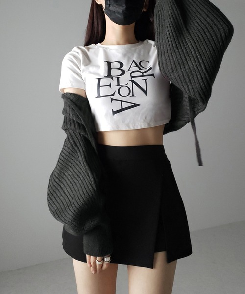 me+em select(ミームセレクト)の「※※【 9color 】2WAYリボンモヘアライクショートリブニットカーデ(カーディガン/ボレロ・レディース・ロイヤルブルー/ブルーグレー/ダークグレー/ブラック/グリーン/ピンク/ミント/アイボリー/スモークピンク・FREE)」の18枚目の写真