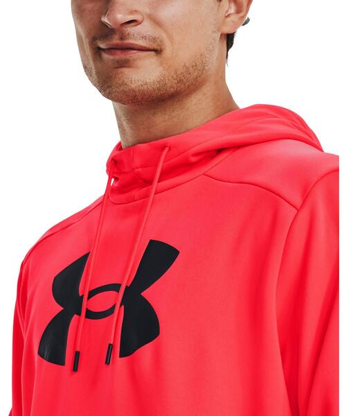 UNDER ARMOUR(アンダーアーマー)の「UAアーマーフリース ビッグロゴ フーディー(トレーニング/メンズ)(スウェット・メンズ・レッド・XXL/XL/M/L/S/3XL)」の4枚目の写真