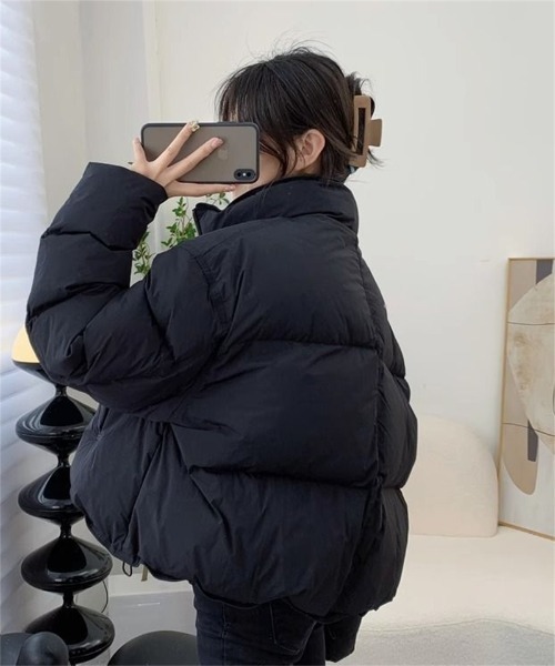 Ritzy（リッツィー）の「ショート丈 エコダウンジャケット（ダウンジャケット/コート・レディース・ブラウン/グレー/ブラック/ホワイト・L/M）」の19枚目の写真