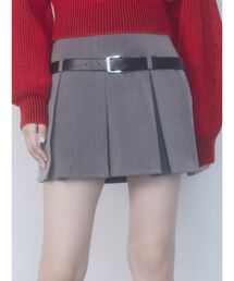 EMODA | レイヤーベルトプリーツスカート(スカート)