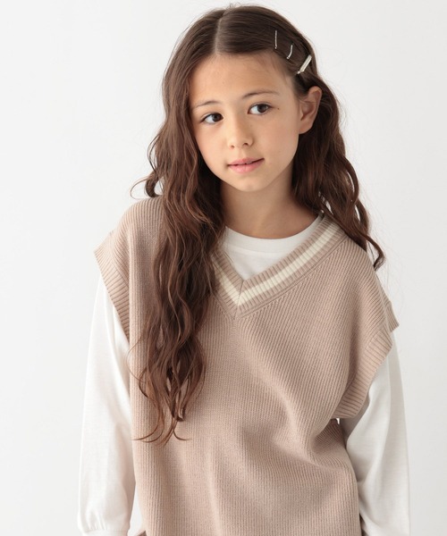 セール】Vネックニットベストセットプルオーバー/969825（ニット