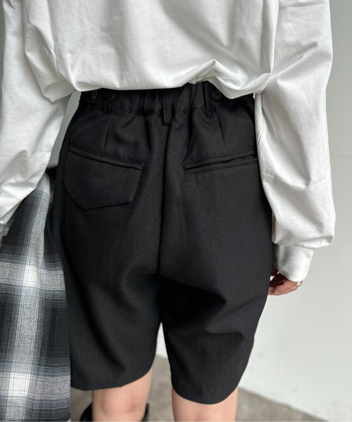 CPCM（シーピーシーエム）の「ワンタックハーフパンツ（その他パンツ・レディース・グレー/アイボリー/ブラック・FREE）」の15枚目の写真