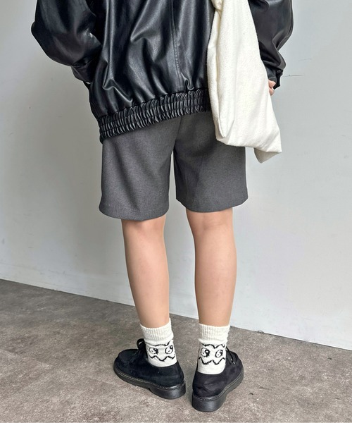 CPCM（シーピーシーエム）の「ワンタックハーフパンツ（その他パンツ・レディース・グレー/アイボリー/ブラック・FREE）」の20枚目の写真