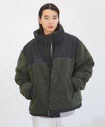 ボア切替中綿ルーズシルエットジャケット