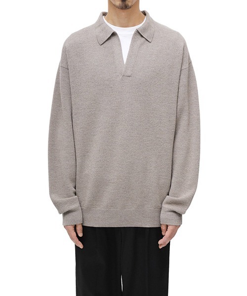 crepuscule クレプスキュール　スキッパーニット　beams限定色 crepuscule クレプスキュール スキッパーニット beams限定色