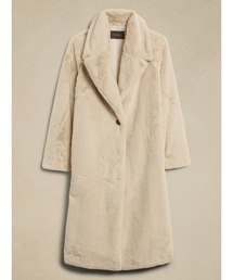 BANANA REPUBLIC ベージュ ファーコート M BANANA REPUBLIC FACTORY STORE（バナナリパブリック