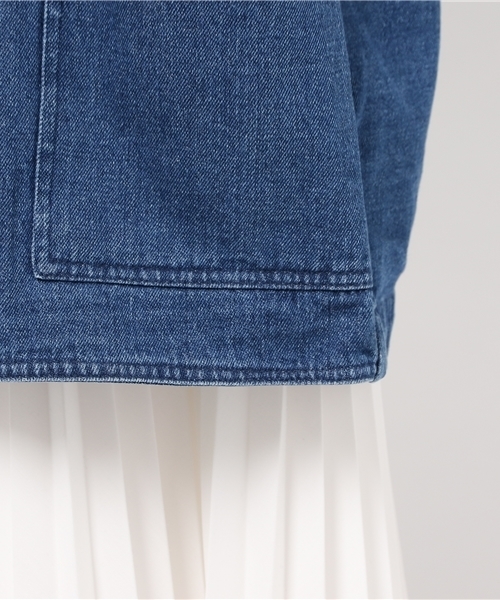 Kastane（カスタネ）の「デニムBIGジャケット（デニムジャケット・レディース・ブルー・FREE）」の14枚目の写真