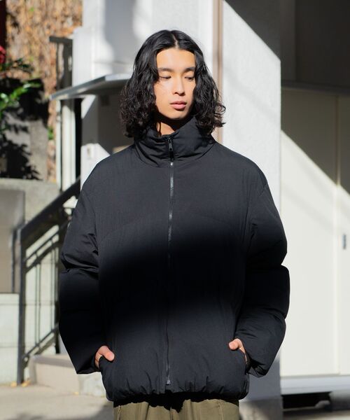 UNIIT/ユニット】 ボリュームエコダウンジャケット 防風 撥水