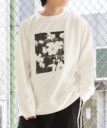 ANNNTIAN ボタニカル柄トレーナー ONE SIZE ANNNTIAN ボタニカル柄トレーナー ONE SIZE ANNNTIAN ボタニカル