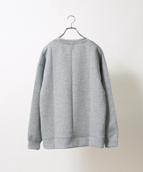 1111clothing(ワンフォークロージング)の「アートフォト 段ボールニット プルオーバー / Art Photo Neoprene Pullover / トレーナー ロンT スウェット ユニセックス(スウェット・メンズ・ホワイト系1/ブラック系3/ホワイト系3/ホワイト系2/グレー系1/ベージュ系2・L/M)」の14枚目の写真