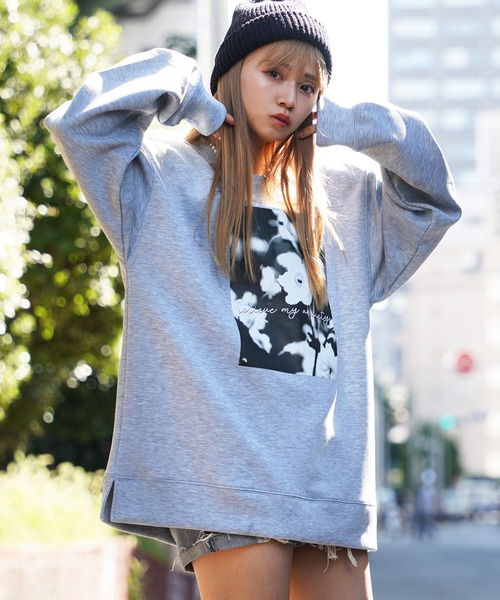 1111clothing(ワンフォークロージング)の「アートフォト 段ボールニット プルオーバー / Art Photo Neoprene Pullover / トレーナー ロンT スウェット ユニセックス(スウェット・メンズ・ホワイト系1/ブラック系3/ホワイト系3/ホワイト系2/グレー系1/ベージュ系2・L/M)」の15枚目の写真