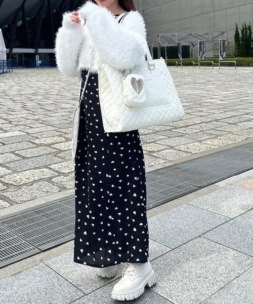 OLIVE des OLIVE（オリーブデオリーブ）の「【WEB限定カラー有】キャミワンピ×カーディガンセット　1032090270（ワンピース・レディース・ピンク/チャコールグレー/オフホワイト/ブラック・FREE）」の14枚目の写真