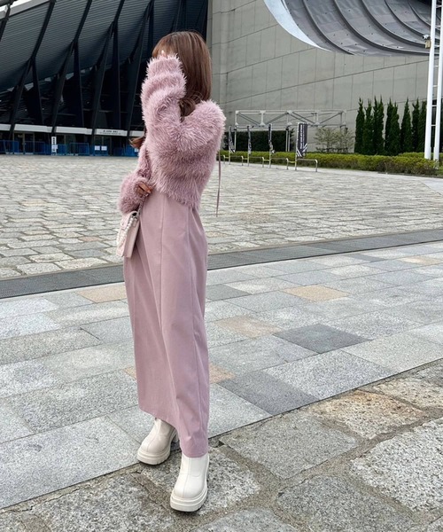 OLIVE des OLIVE（オリーブデオリーブ）の「【WEB限定カラー有】キャミワンピ×カーディガンセット　1032090270（ワンピース・レディース・ピンク/チャコールグレー/オフホワイト/ブラック・FREE）」の19枚目の写真