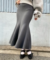 【美品】ナルシス　フィッシュテールスカート Narcissus フィッシュテールスカート/くろ-古着屋マッシュ