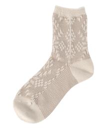 Samansa Mos2 | ノルディック柄編みソックス(ソックス/靴下)
