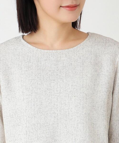 THE SHOP TK (ザ ショップ ティーケー )の「◆【セレモニー/入卒/SETUP可/洗える】ツイードペプラムブラウス(シャツ/ブラウス・レディース・ホワイト系6/ブルー系その他5/ネイビー系3・12/13)」の13枚目の写真