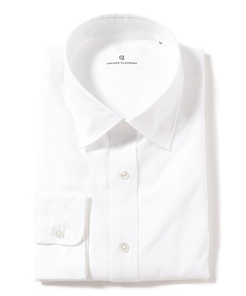 BRILLA per il gusto（ブリッラペルイルグースト）の「COLONY CLOTHING × Brilla per il gusto / 別注 オックスフォード シャツ（シャツ/ブラウス・メンズ・ホワイト・XS/S/M/L）」の2枚目の写真