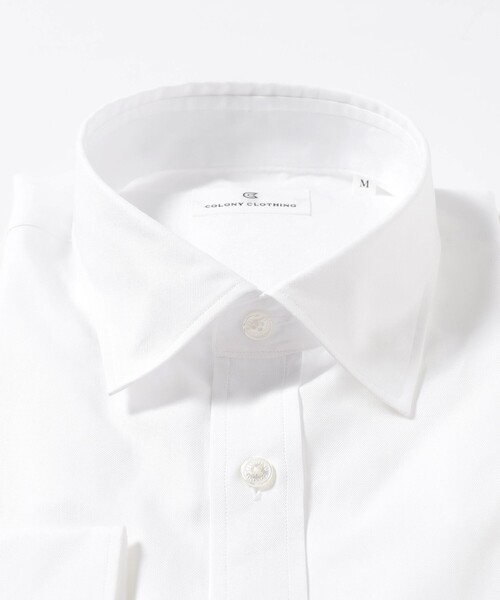 BRILLA per il gusto（ブリッラペルイルグースト）の「COLONY CLOTHING × Brilla per il gusto / 別注 オックスフォード シャツ（シャツ/ブラウス・メンズ・ホワイト・XS/S/M/L）」の3枚目の写真